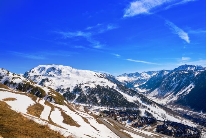 vistas a la montaña