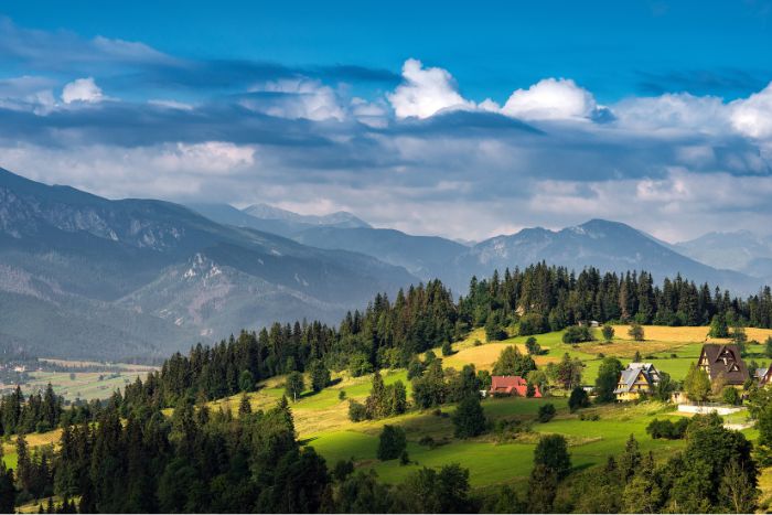 polonia los montes tatra panorama