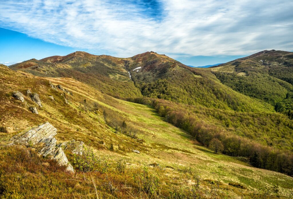 Bieszczady - szlaki na Bukowe Berdo