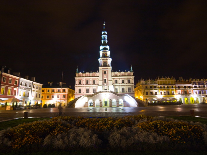 Zamość: rynek, ratusz, kamienice i inne atrakcje