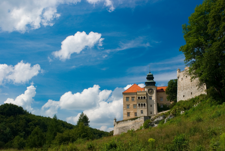 Szlak Orlich Gniazd - zamek w Pieskowej Skale