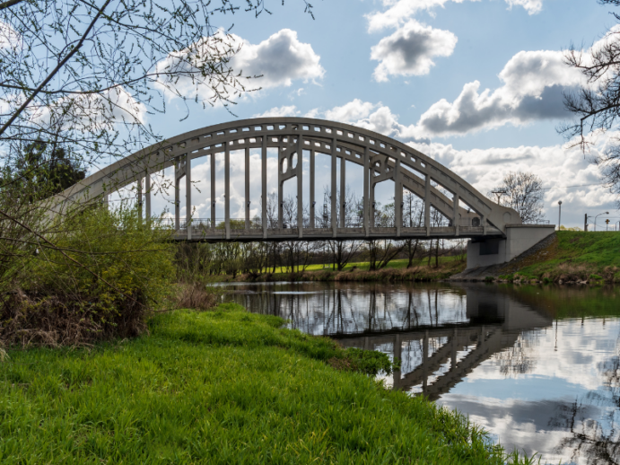 Żelazny Szlak Rowerowy - most w Czechach