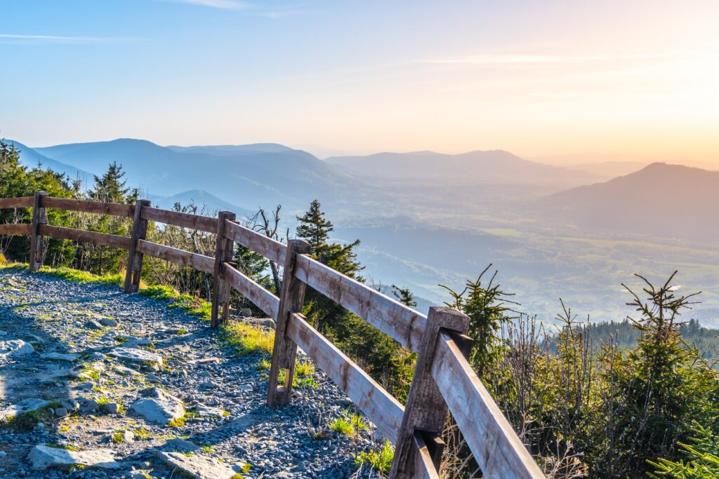 panorama z Beskidu Niskiego