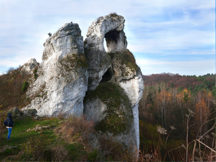 Góra Zborów - formacje skalne