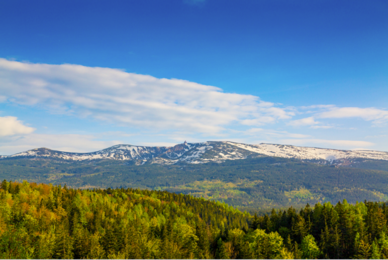 widok na Karkonosze