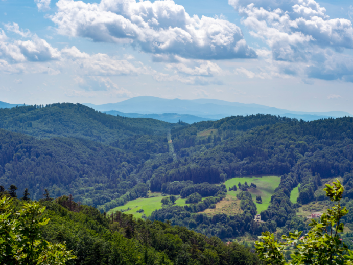 Panorama Gór Sowich