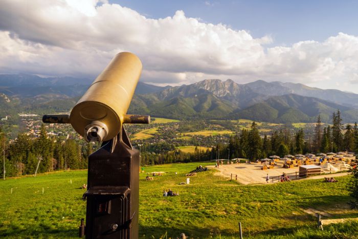 Punkt widokowy na Tatry - z Gubałówki