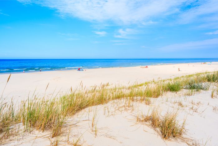 Wydmy Lubiatowskie - plaża nad Bałtykiem