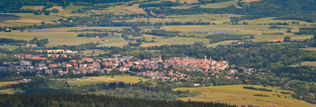 panorama Bystrzycy Kłodzkiej