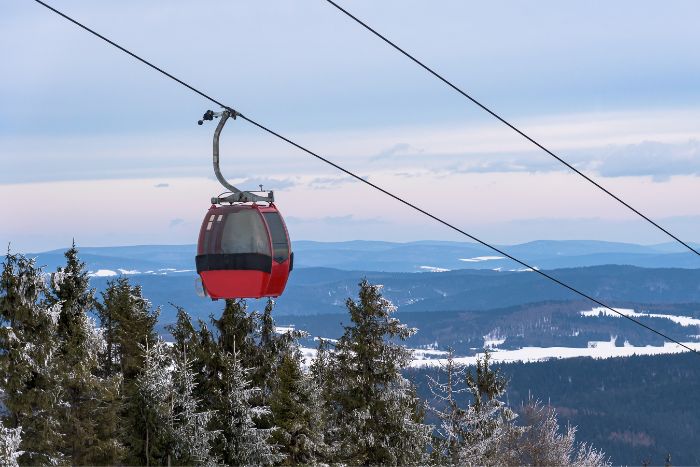 Beskid Sądecki - kolej gondolowa na Jaworzynę Krynicką