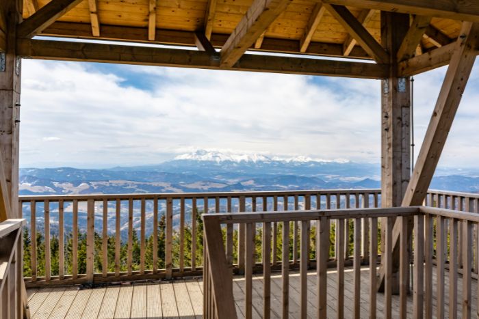 Beskid Sądecki - widok z Radziejowej na Tatry