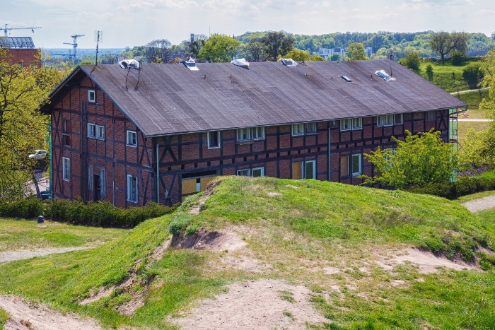 budynek w technice szachulcowej, góra gradowa