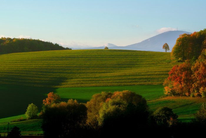 Góry Kaczawskie: poranek