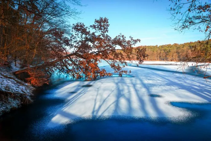 Wigierski Park Narodowy zimą